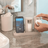 Kit Serene para Banheiro Bege 4 Peças - Ela Decora